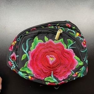 Embroidered fanny pack